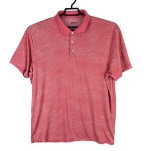 Mens Quieti Performance Red Active Polo Shirt Short Sleeve Polyester Size XXL